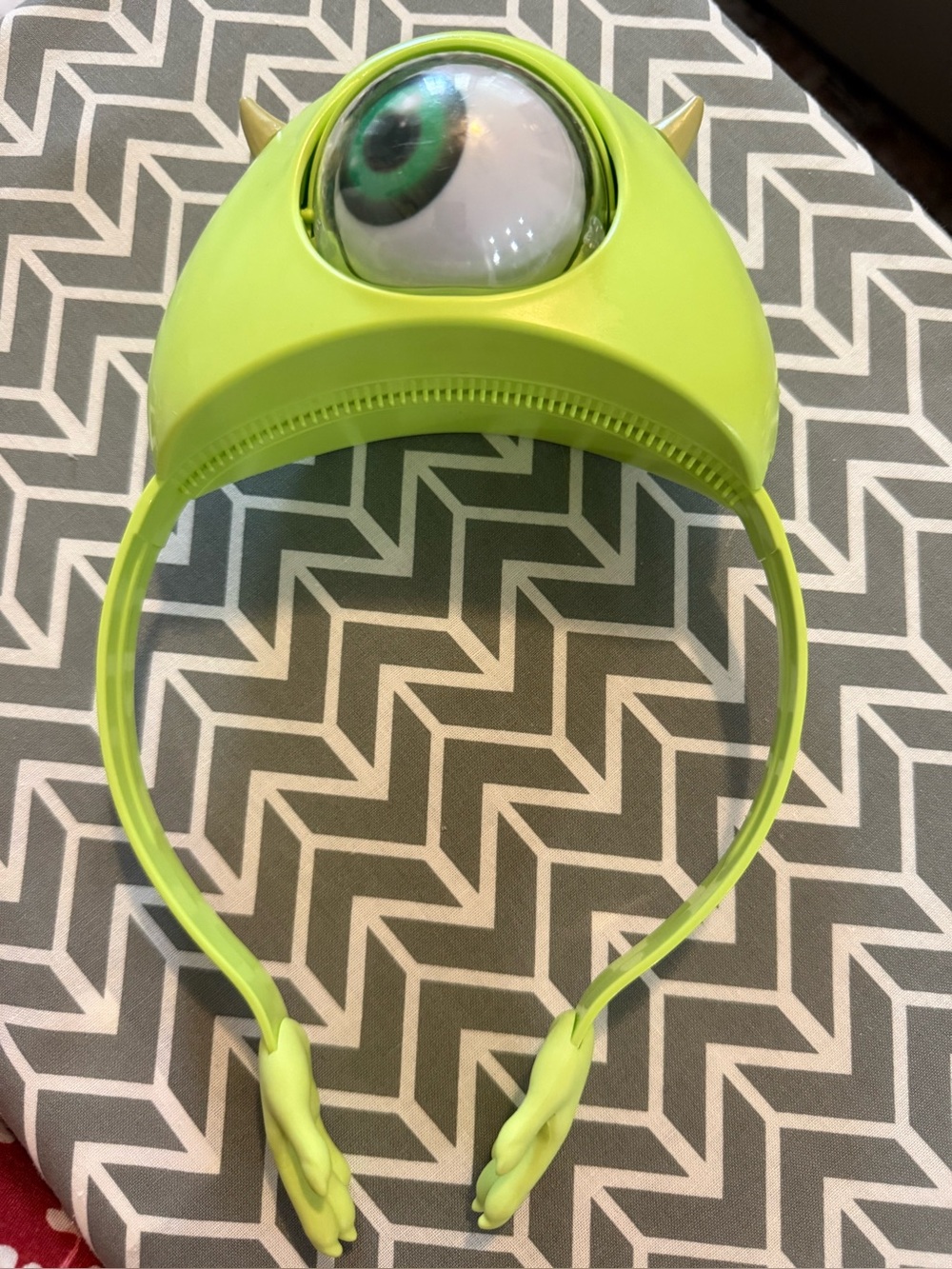 Disney Parks Mike Wazowski Monsters Inc Light Up Moving Eye Headband 2022